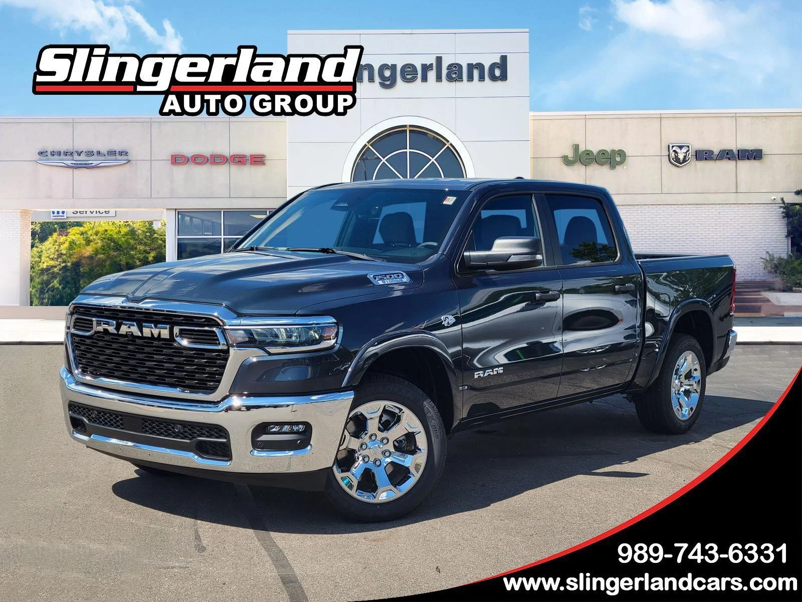 New 2026 Forged Blue Metallic Exterior Paint RAM Big Horn image 1