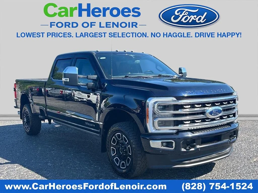 Used 2023 Blue Ford Platinum image 1