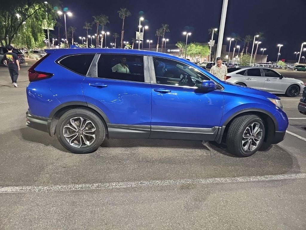 Certified Used 2020 Aegean Blue Metallic Honda EX-L image 3