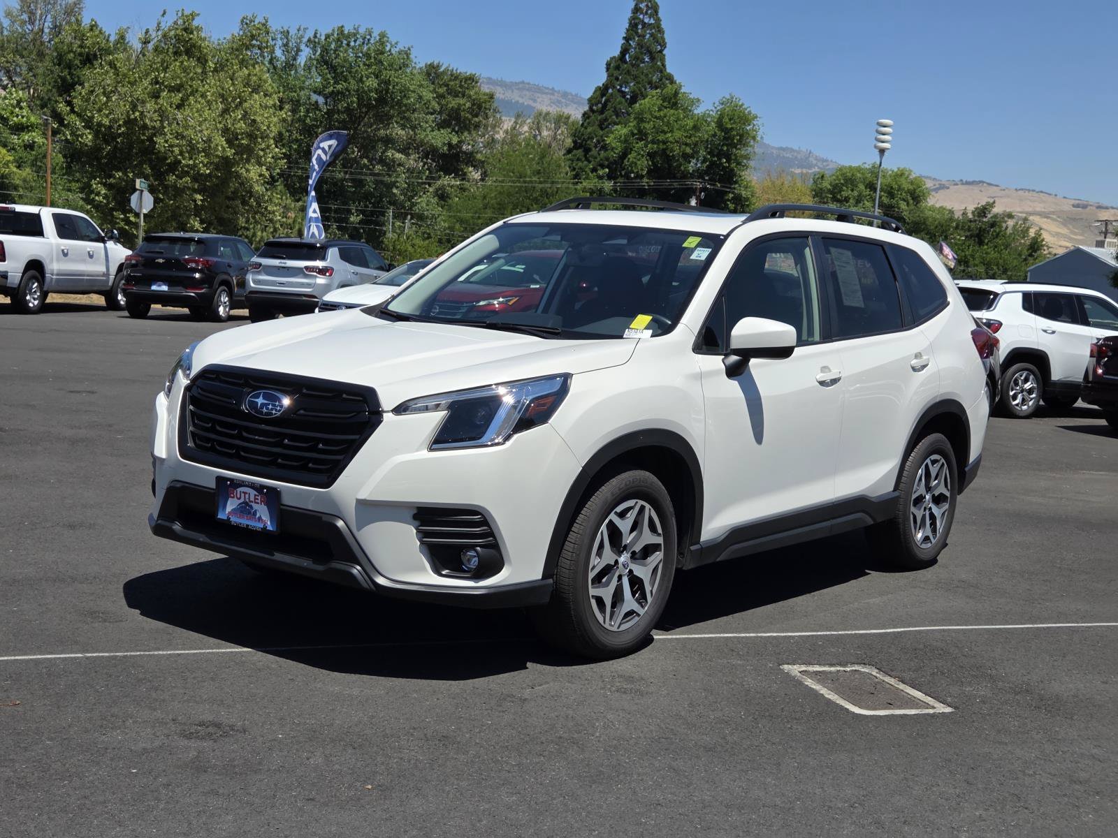 Used 2024 Crystal White Pearl Subaru Premium image 1