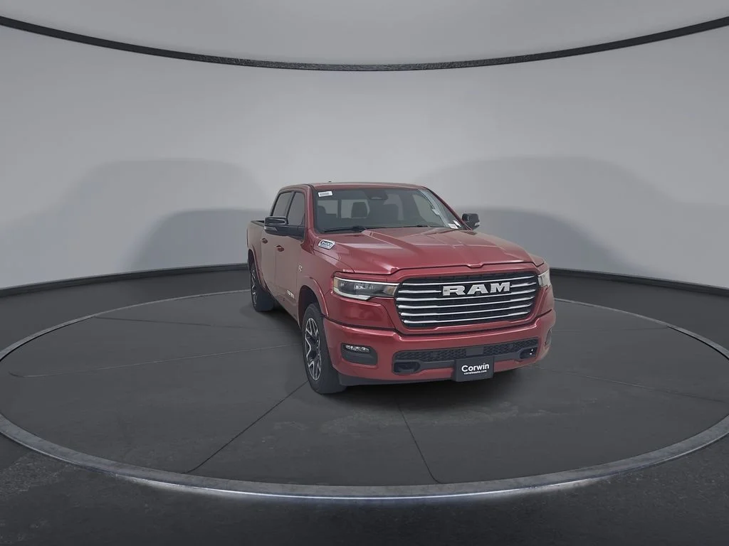 New 2026 Molten Red Pearl-Coat Exterior Paint RAM Laramie image 4