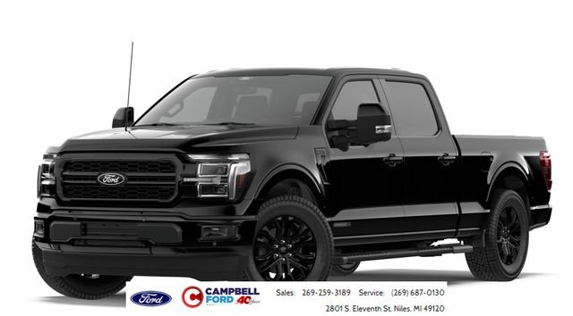 New 2026 Agate Black Metallic Ford Lariat® image 1