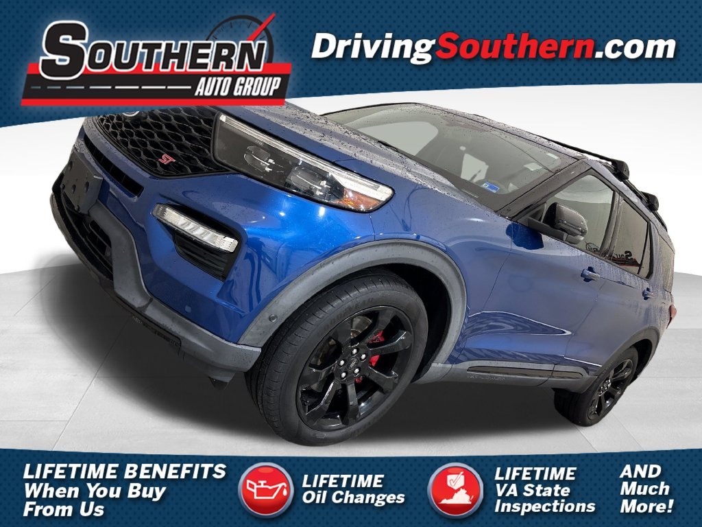 Used 2020 Blue Ford ST image 1