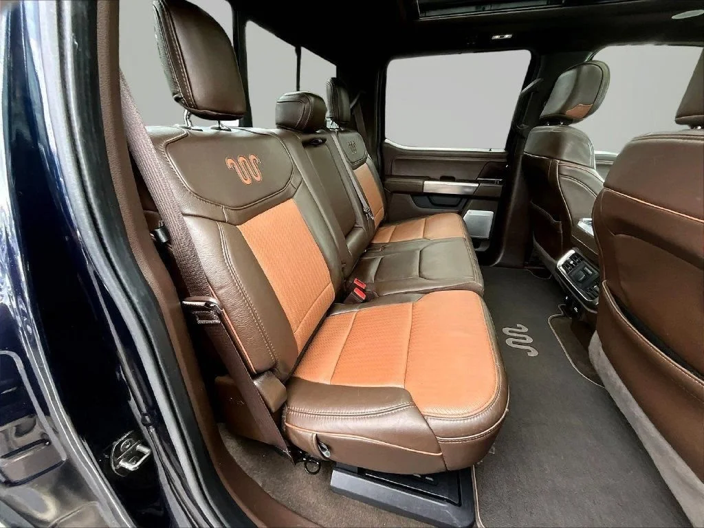Used 2022 Antimatter Blue Metallic Ford King Ranch image 28