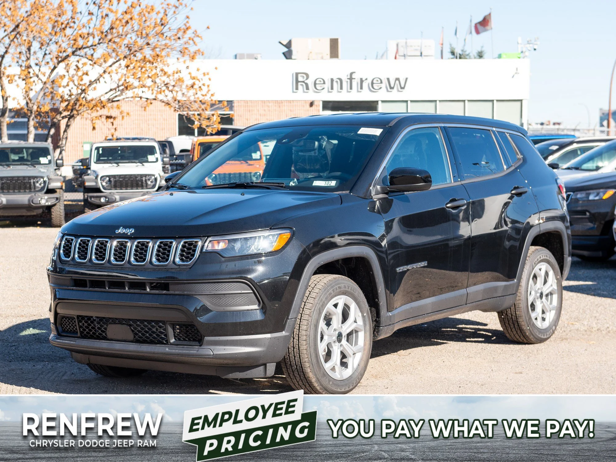 New 2026 Black Jeep Sport* image 1