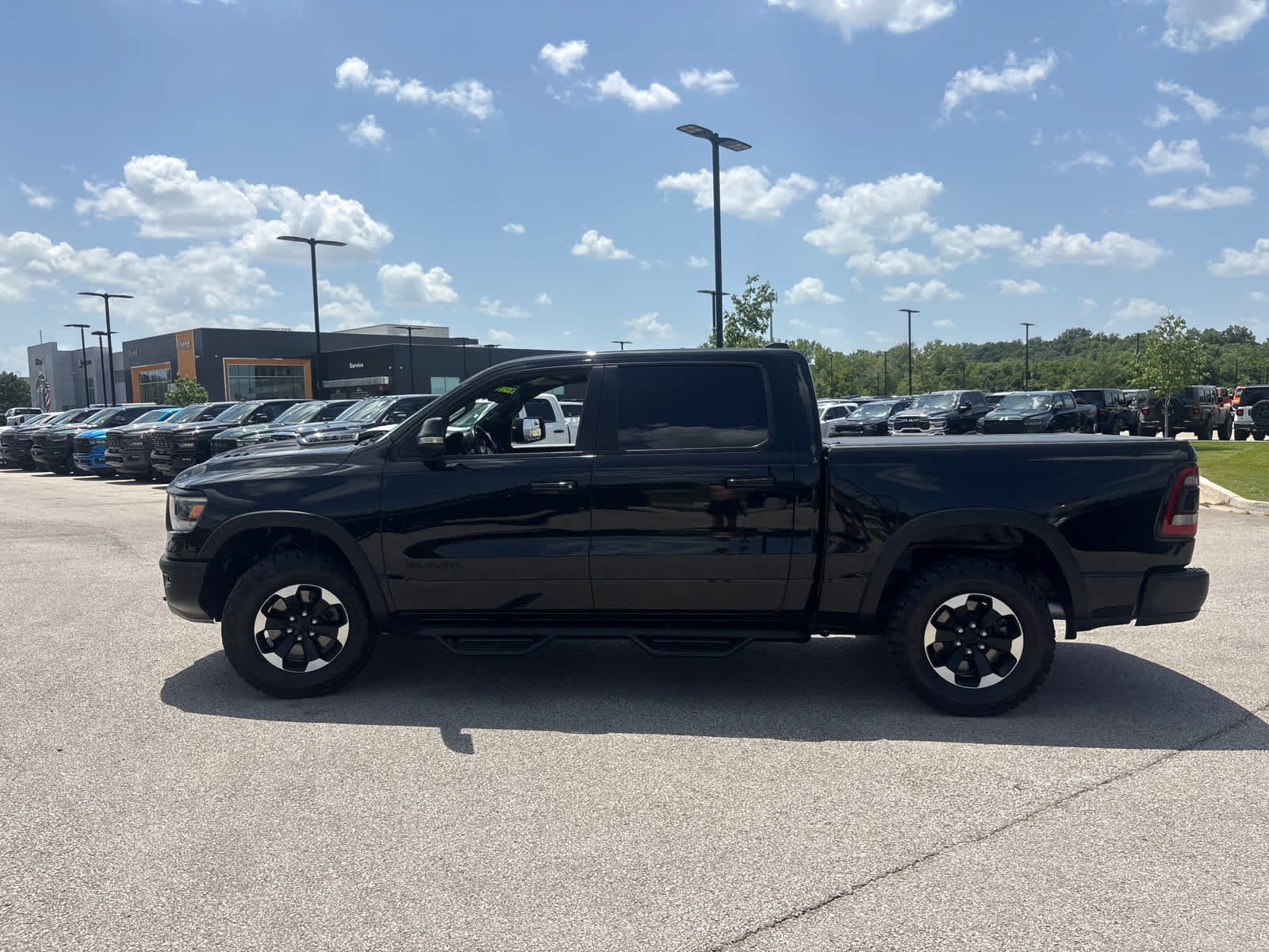 Used 2021 Diamond Black Crystal Pearlcoat Ram Rebel image 6