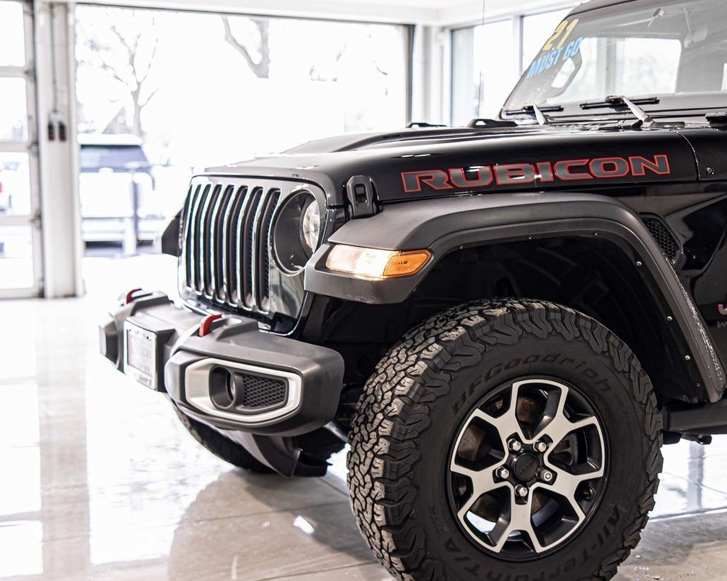 Used 2021 Black Jeep Unlimited Rubicon image 5
