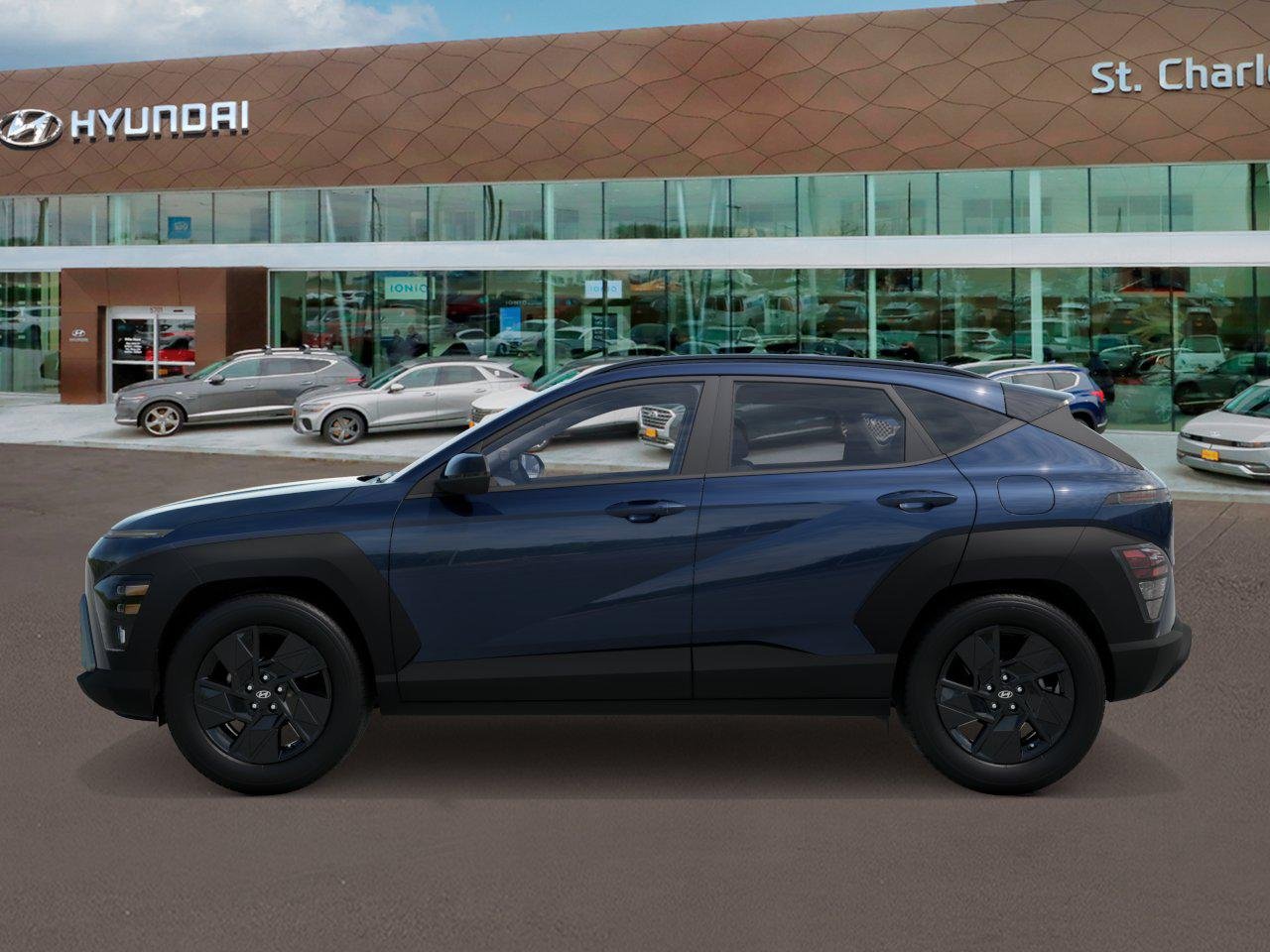 New 2027 Denim Blue Pearl Hyundai SEL Sport AWD image 3