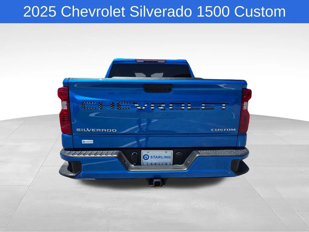 Used 2025 Riptide Blue Metallic Chevrolet Custom image 8