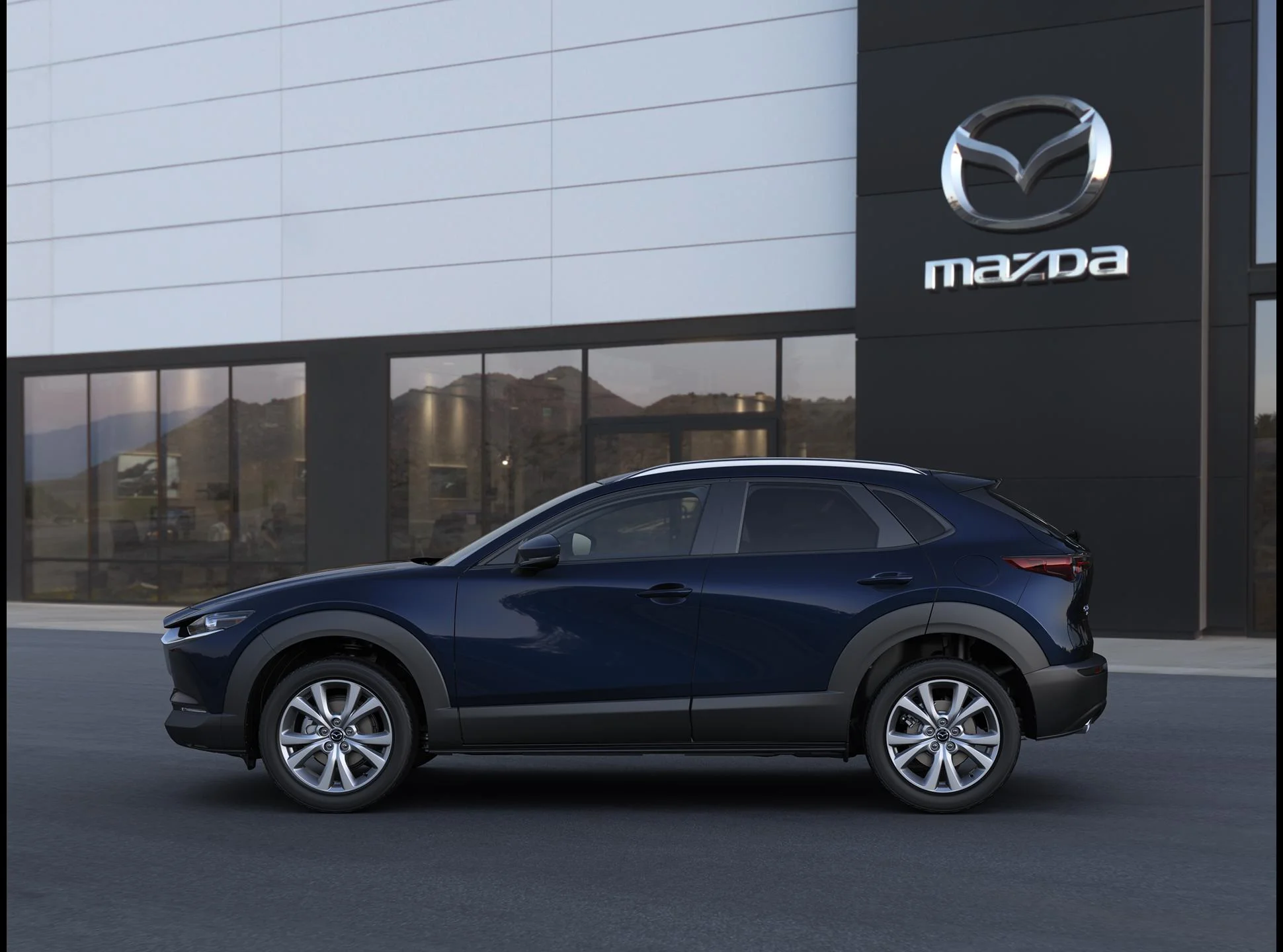 New 2026 Deep Crystal Blue Mica Mazda 2.5 S Preferred AWD image 3