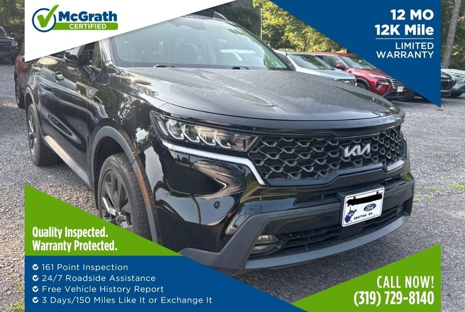 Used 2023 Black Kia X-Line EX image 1