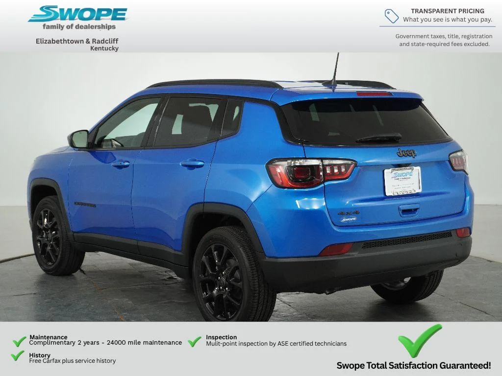 New 2026 Hydro Blue Pearl-Coat Exterior Paint Jeep Latitude Altitude image 5