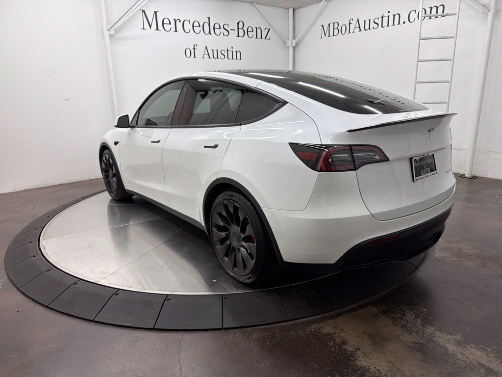 Used 2022 White Tesla Performance image 5