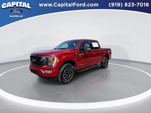 Used 2022 Red Ford XLT image 4