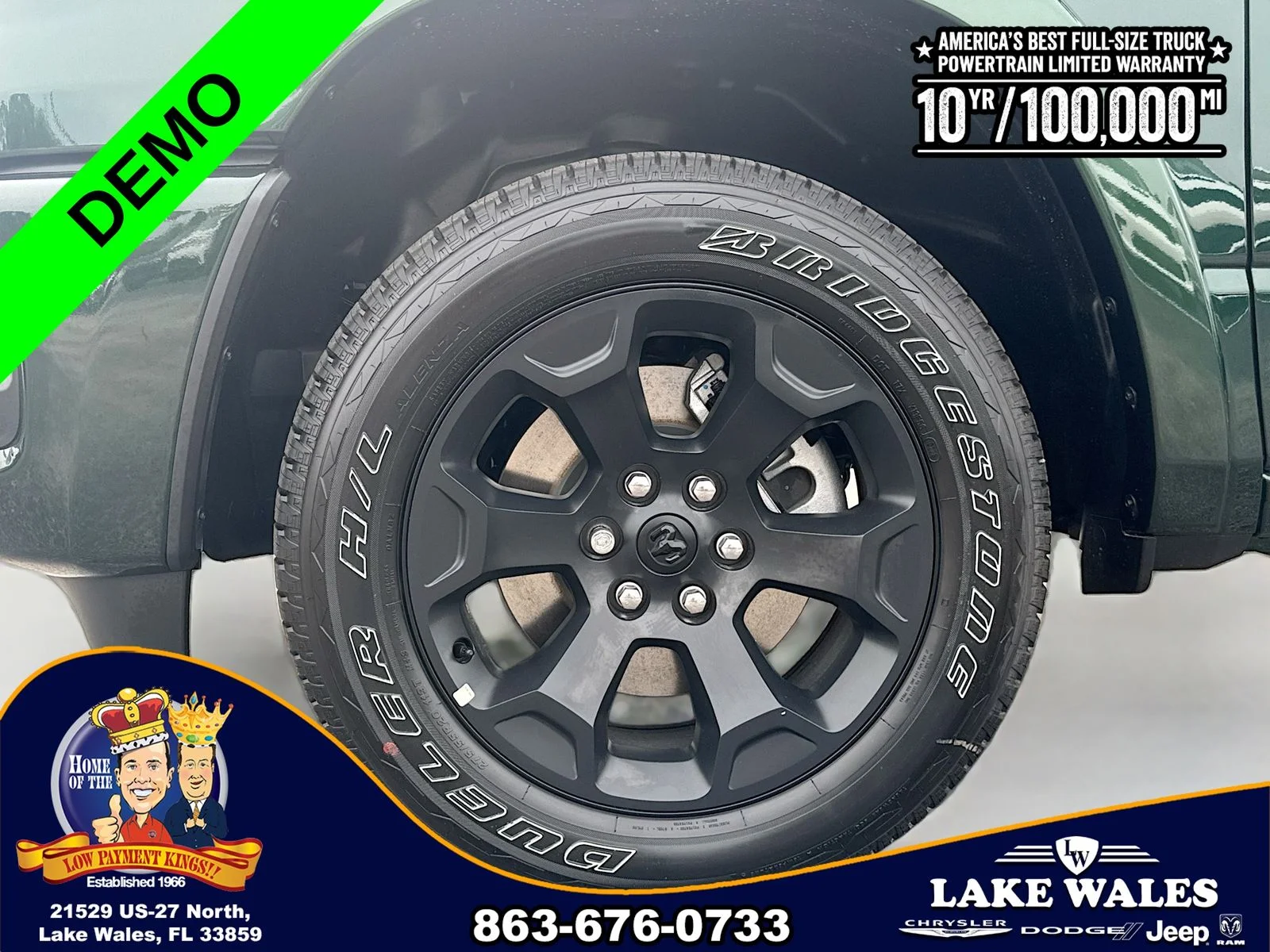 New 2026 Serrano-Green Metallic Exterior Paint RAM BIG HORN image 29