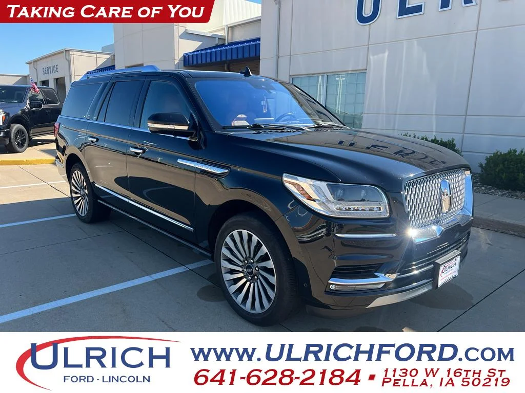 Used 2019 Infinite Black Metallic Lincoln Reserve image 1
