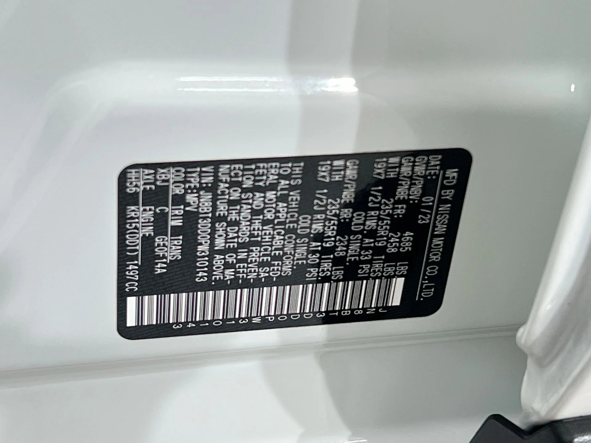 Used 2023 White Nissan Platinum image 44