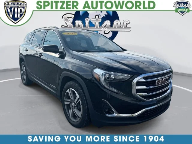 Used 2021 Black GMC SLT image 1