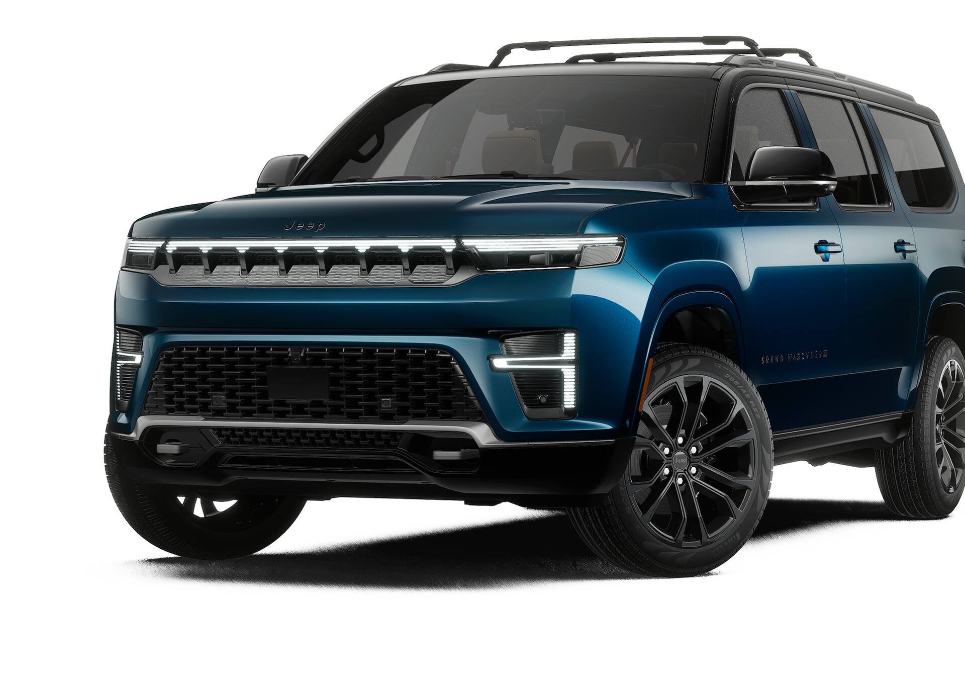 New 2027 Fathom Blue Pearl-Coat Paint Jeep Grand Wagoneer image 1