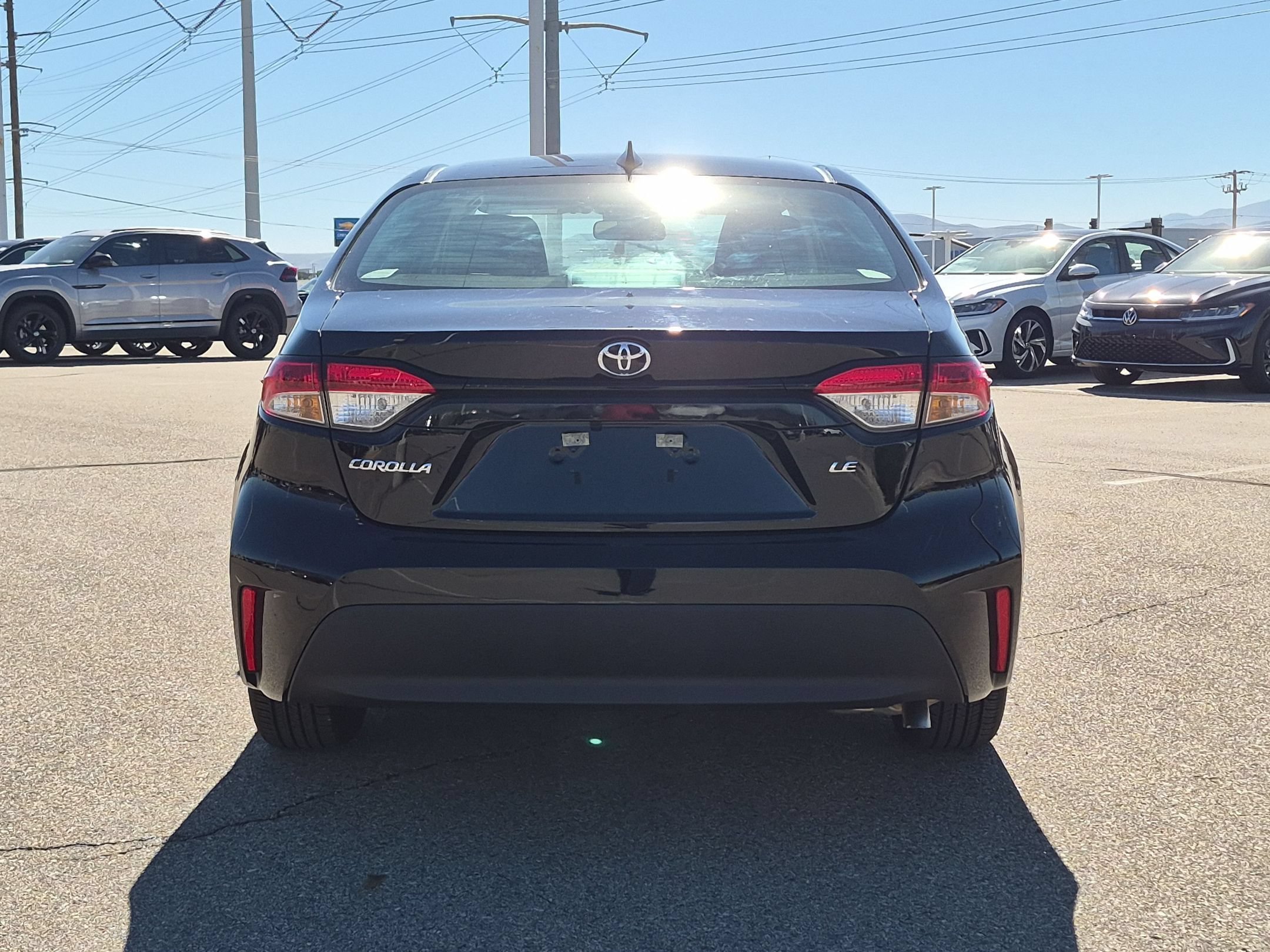 Used 2026 Midnight Black Metallic Toyota LE image 4
