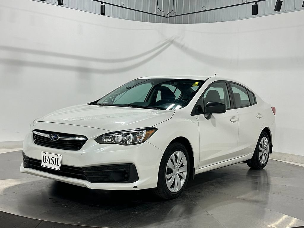 Used 2021 Crystal White Pearl Subaru Base image 8