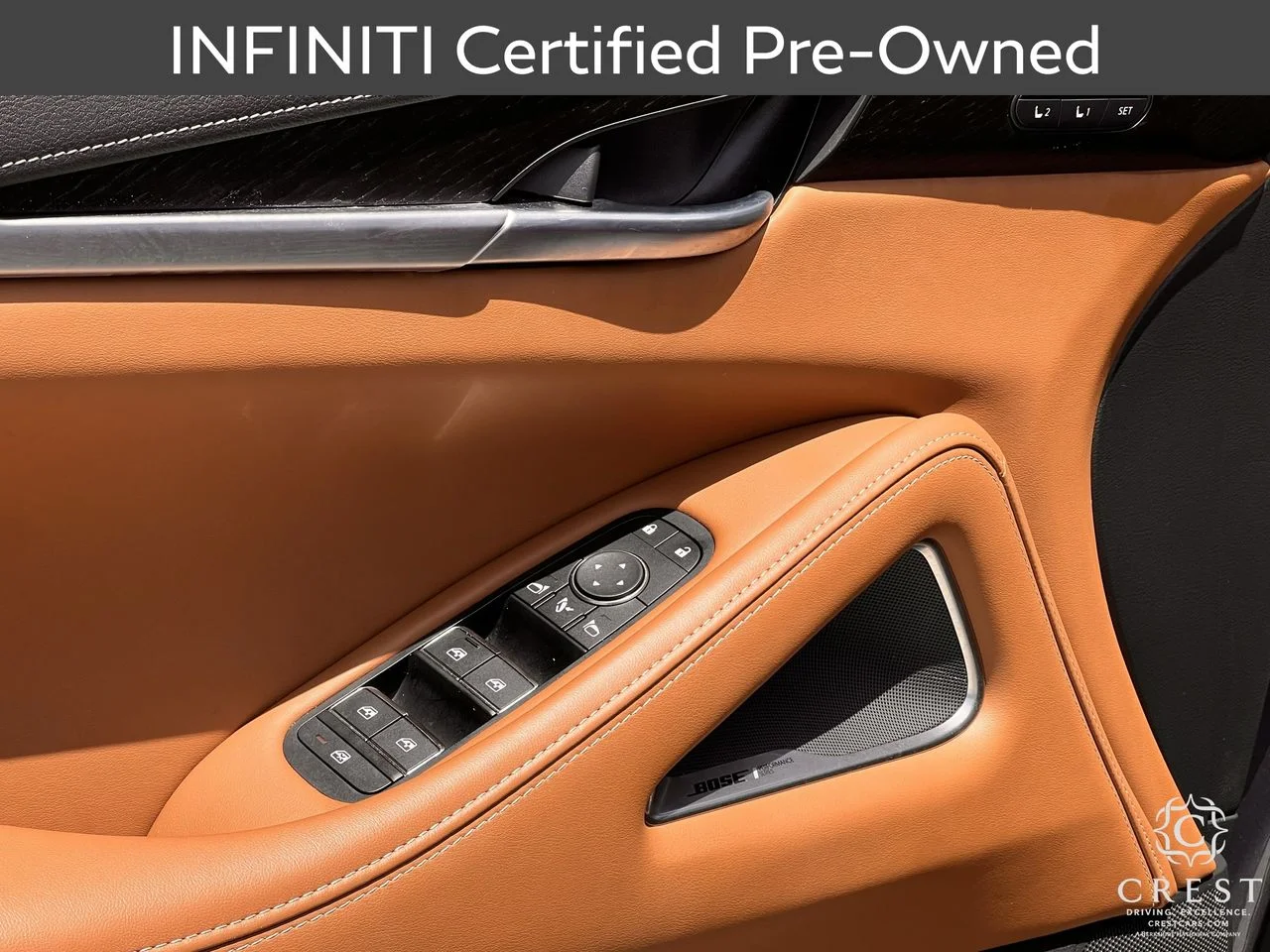 Certified Used 2025 Moonbow Blue Black Obsidian INFINITI AUTOGRAPH image 25