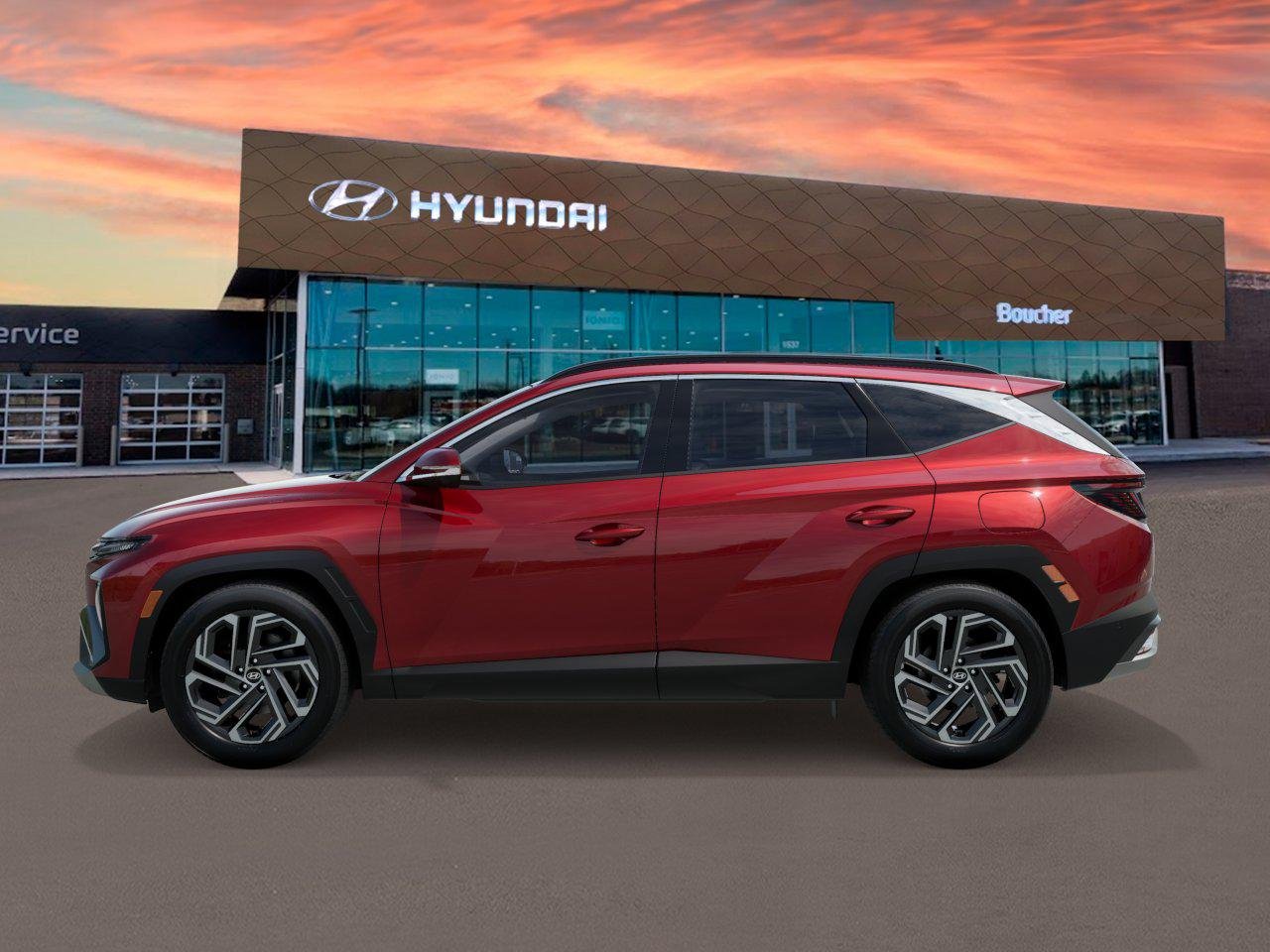 New 2026 Ultimate Red Hyundai Limited AWD image 3