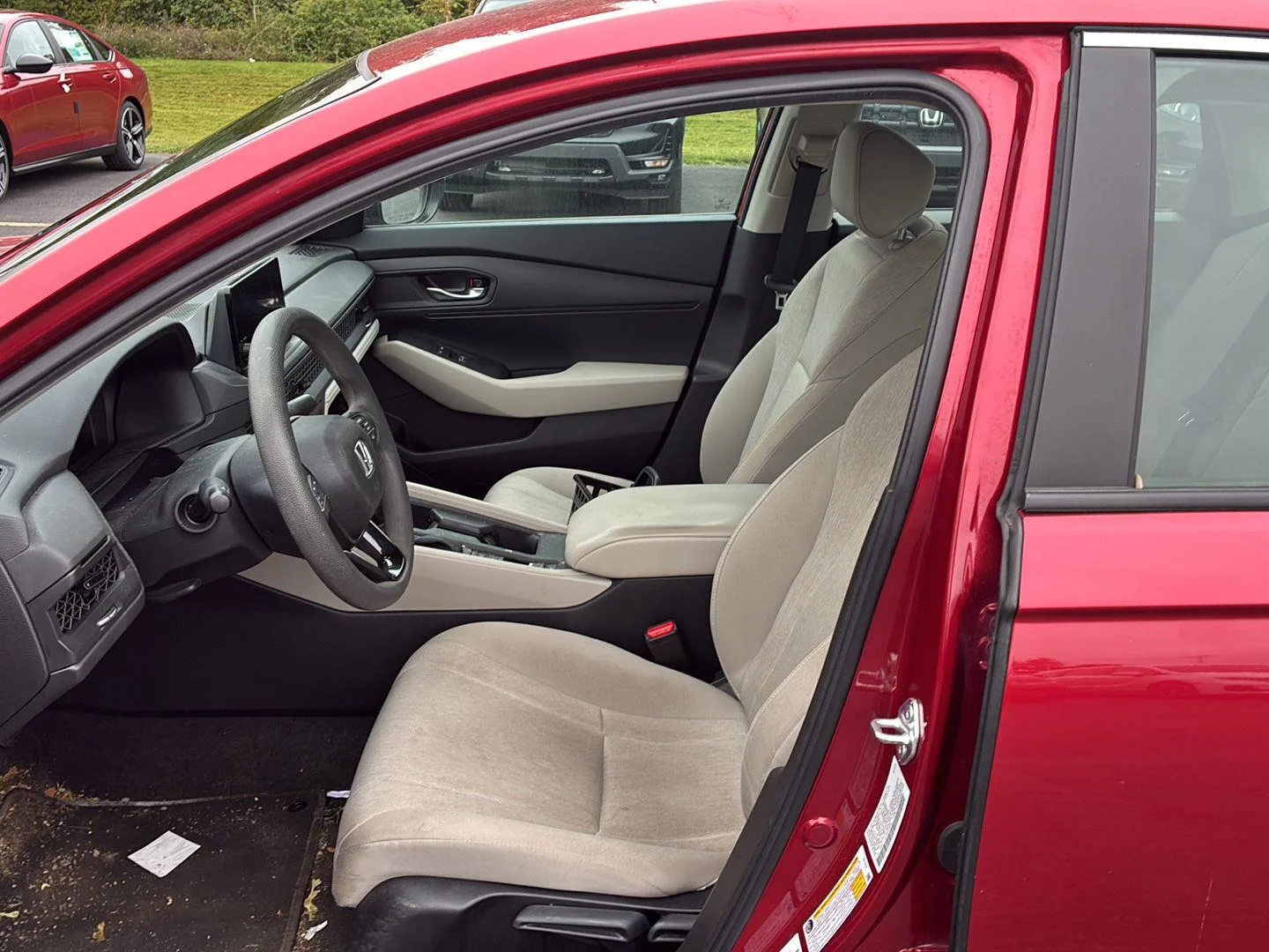Used 2024 Radiant Red Metallic Honda LX image 12