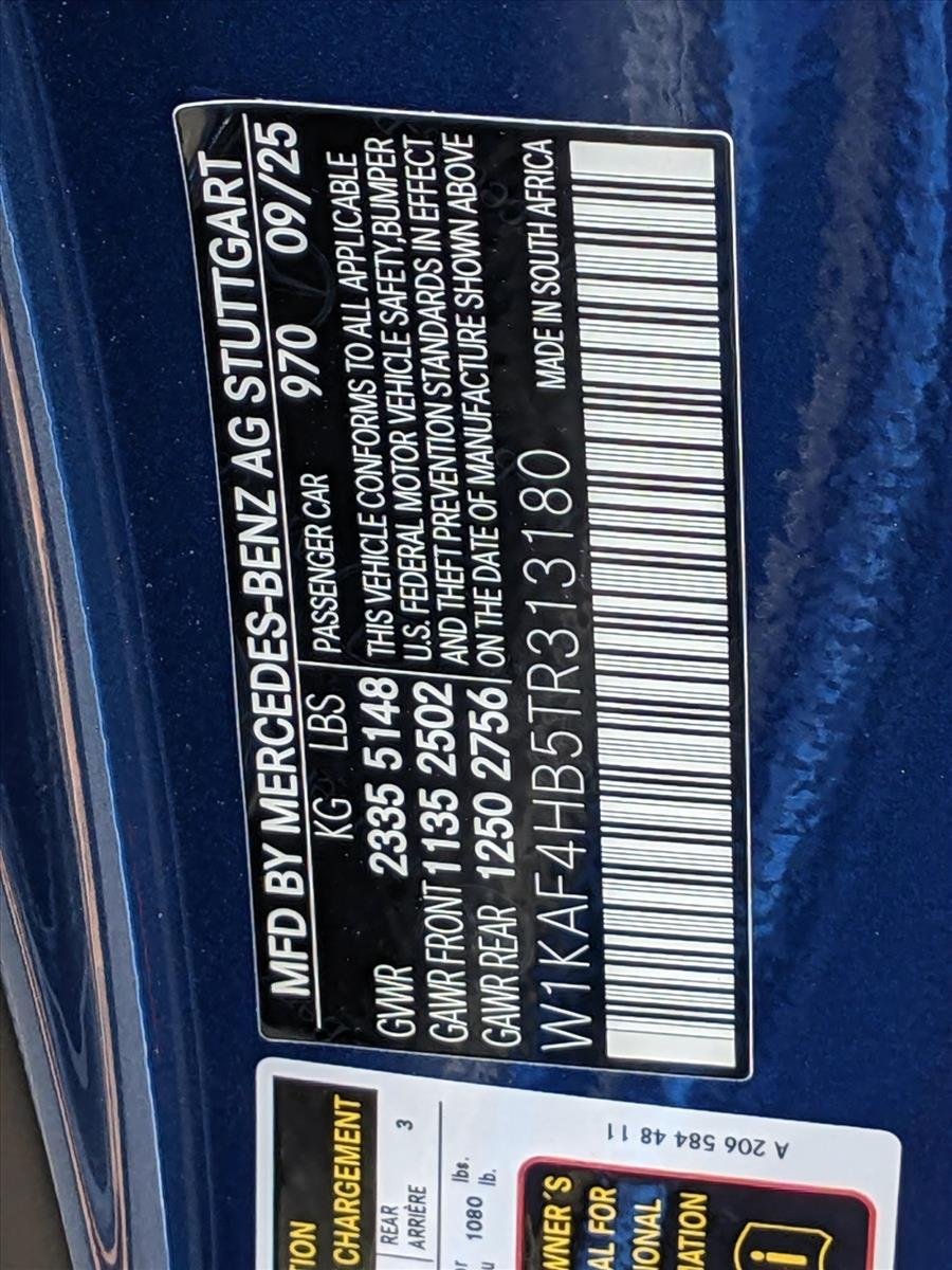 New 2026 Starling Blue Metallic Mercedes-Benz C300 image 19