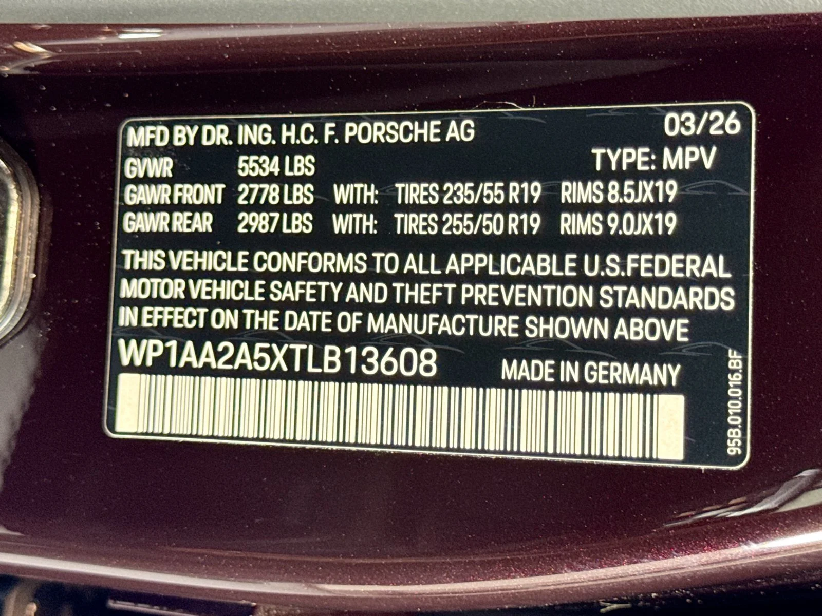 Used 2026 Copper Ruby Metallic Porsche  image 27