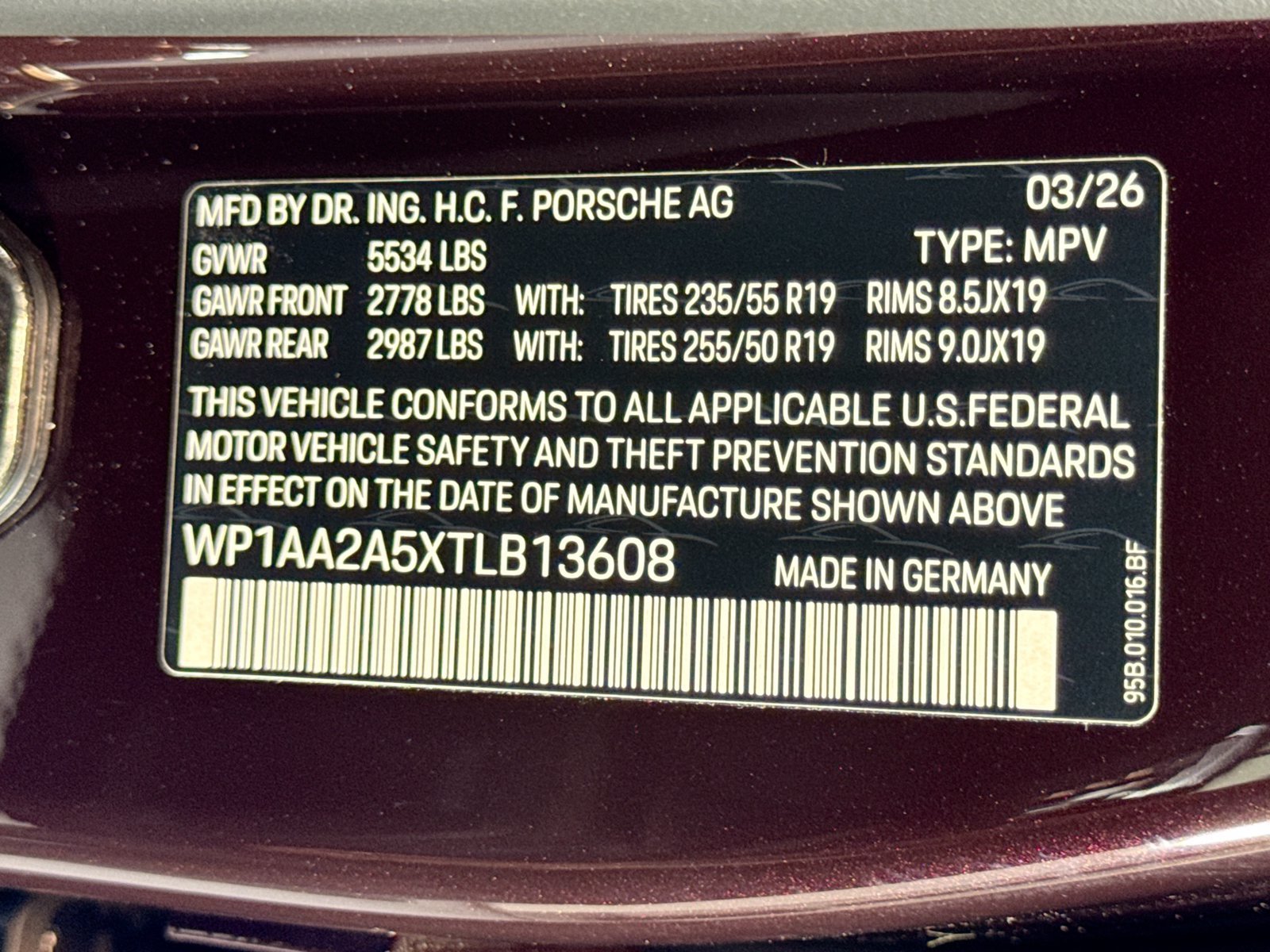 Used 2026 Copper Ruby Metallic Porsche  image 27