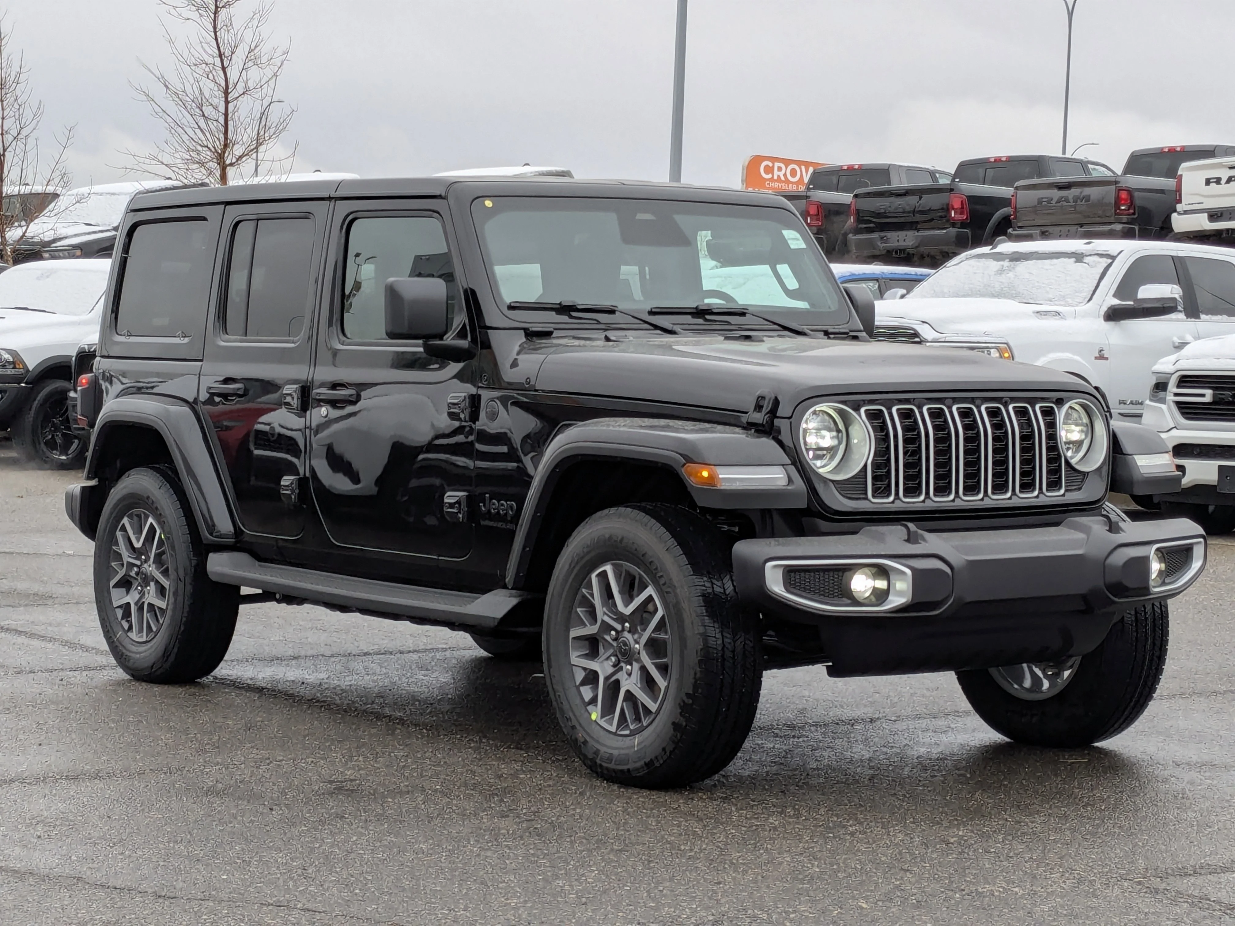 New 2026 Black Jeep Sahara - - Body-Color Top - Safety Group - 3.6L Pentastar V6 - Remote Start & tons more! image 2