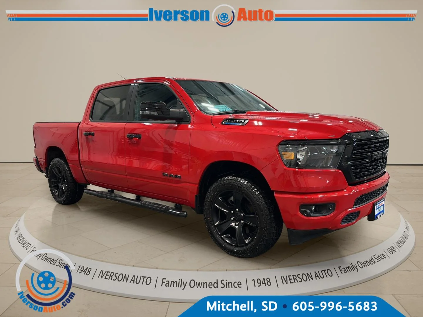 Used 2023 Flame Red Clearcoat Ram Big Horn image 1