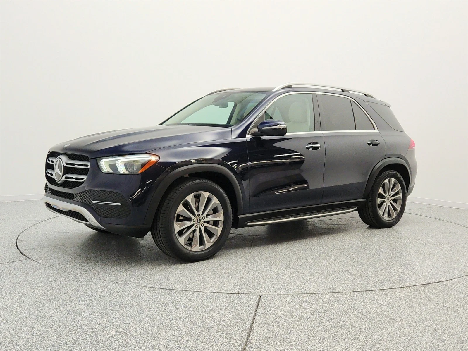 Used 2021 Lunar Blue Metallic Mercedes-Benz GLE 350 SUV image 1
