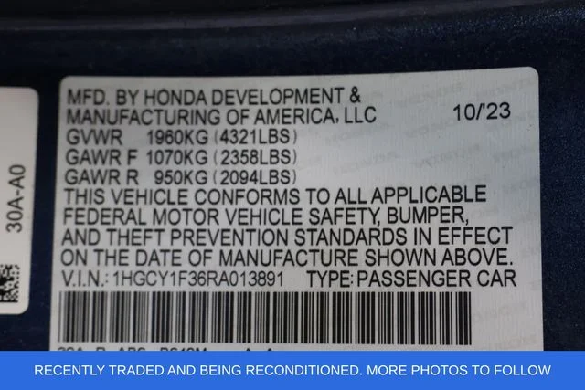 Used 2024 Blue Honda EX image 30