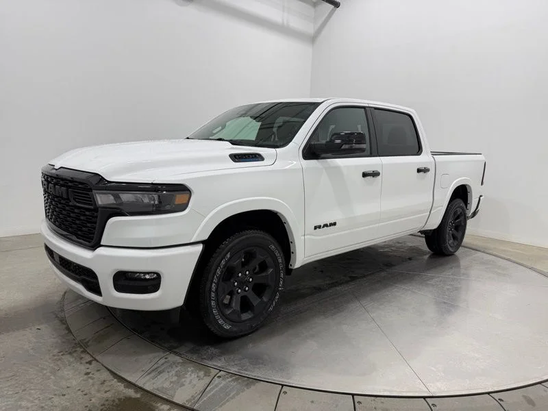 New 2026 Bright White Clear-Coat Exterior Paint RAM Big Horn/Lone Star image 3