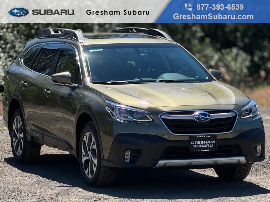 Used 2020 Green Metallic Subaru Limited image 1