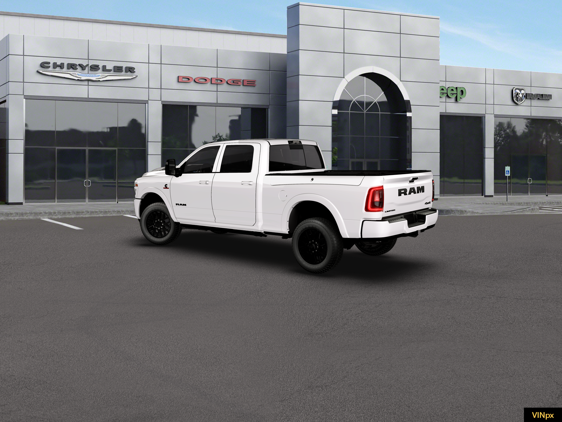 New 2026 Bright White Clearcoat RAM Limited image 4