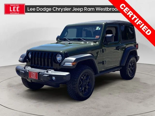 Used 2023 Sarge Green Clearcoat Jeep Willys image 1