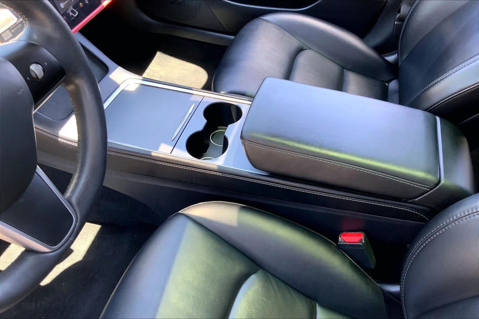 Used 2021 Pearl White Multi-Coat Tesla Standard Range Plus image 15