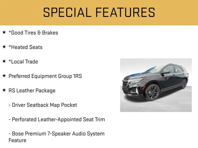 Used 2023 MOSAIC BLACK METALLIC Chevrolet RS image 6