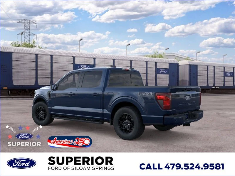 New 2026 Antimatter Blue Ford XLT image 4