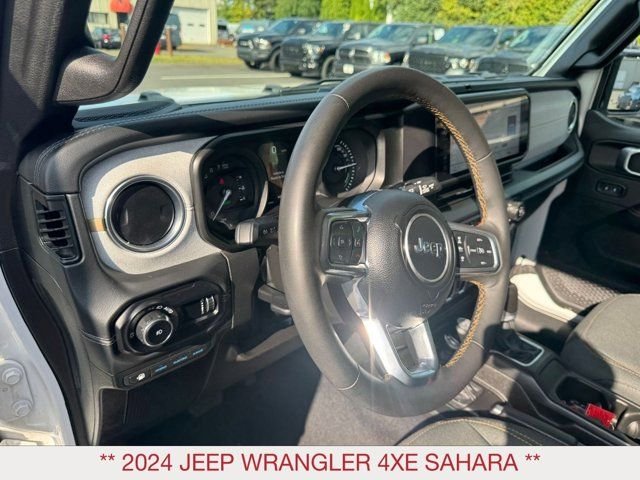 Used 2024 White Jeep Sahara 4xe image 10
