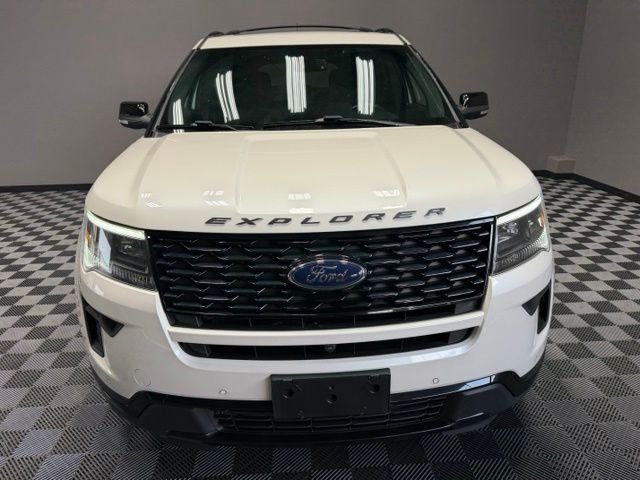 Certified Used 2018 White Platinum Clearcoat Metallic Ford Sport image 4