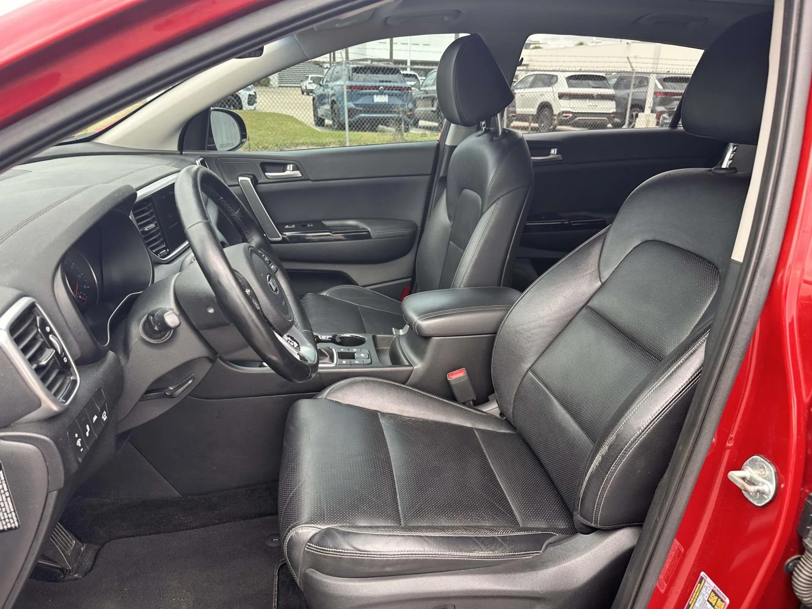Used 2021 Hyper Red Kia EX image 14