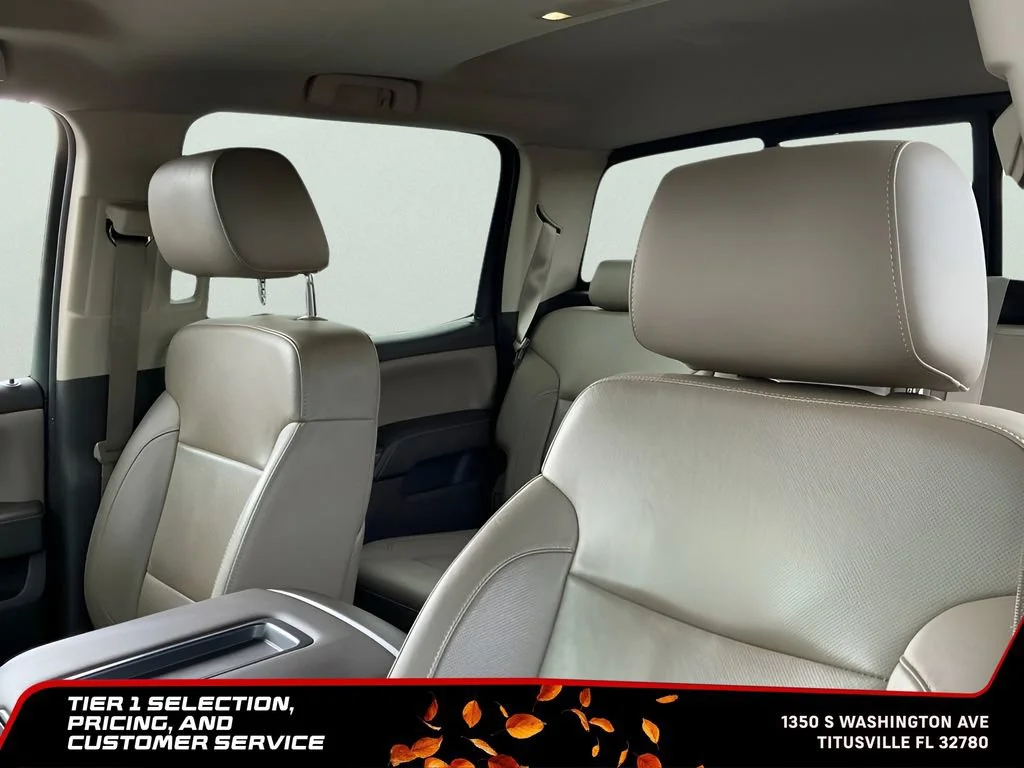 Used 2015 EMERALD GREEN METALLIC GMC SLT image 24