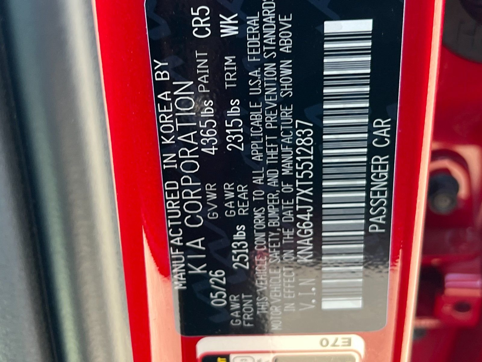 New 2026 Runway Red Kia GT-Line FWD image 33