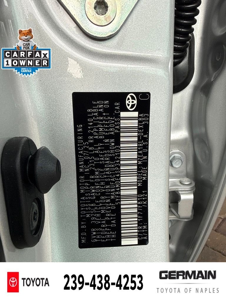 Certified Used 2025 Silver Toyota LE image 18
