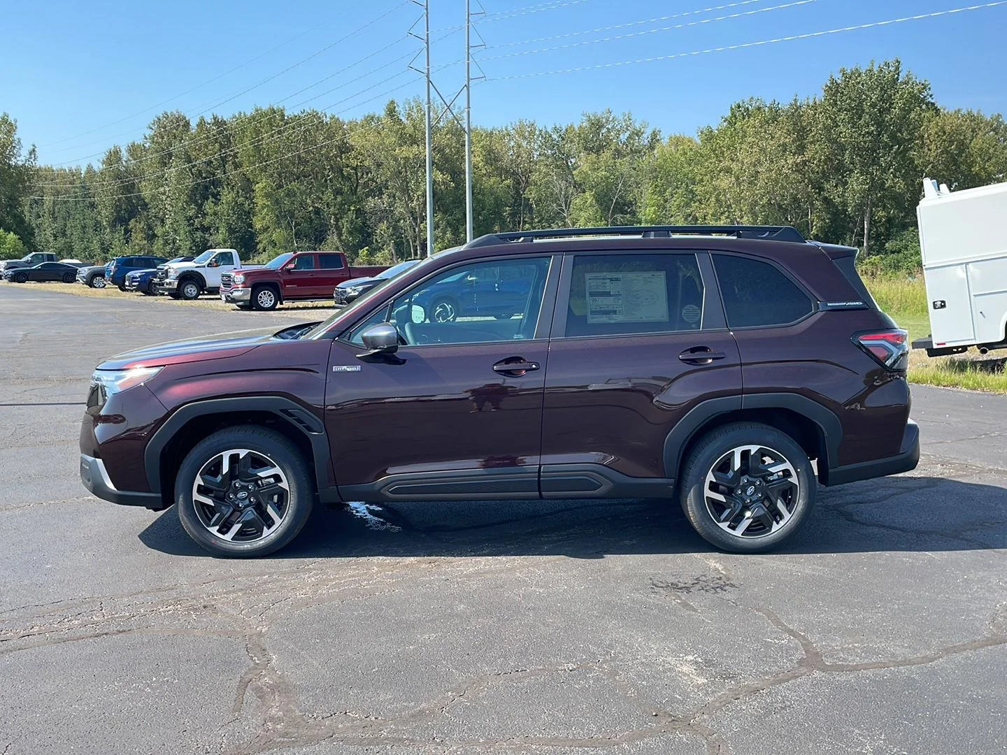 New 2026 Dark Mahogany Pearl Subaru Limited Hybrid image 2