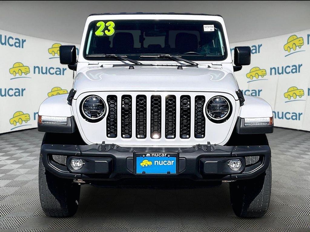 Used 2023 Bright White Clearcoat Jeep  image 2